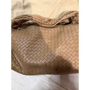 Bottega Veneta Intrecciato Small Veneta Hobo Bag - Brown Nappa Leather w/ COA